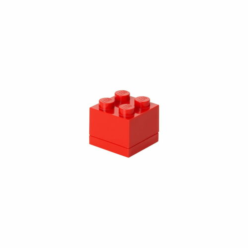 Červený úložný box LEGO® Mini Box LEGO