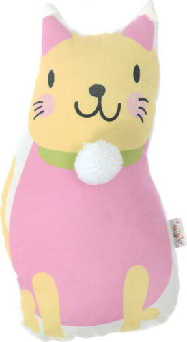 Dětský polštářek s příměsí bavlny Apolena Pillow Toy Kitten