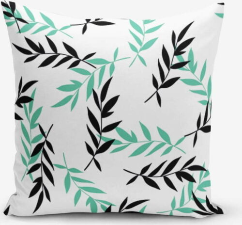 Povlak na polštář s příměsí bavlny Minimalist Cushion Covers Black Tea