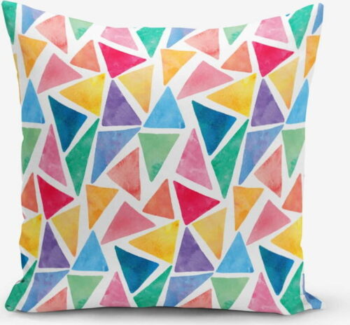 Povlak na polštář s příměsí bavlny Minimalist Cushion Covers Geom