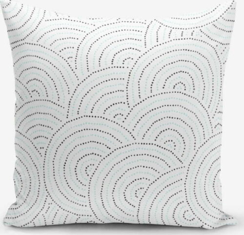 Povlak na polštář s příměsí bavlny Minimalist Cushion Covers Ring Modern Razza