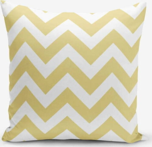 Povlak na polštář s příměsí bavlny Minimalist Cushion Covers Strippin