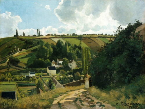 Reprodukce obrazu Camille Pissarro - Jalais Hill Pontoise