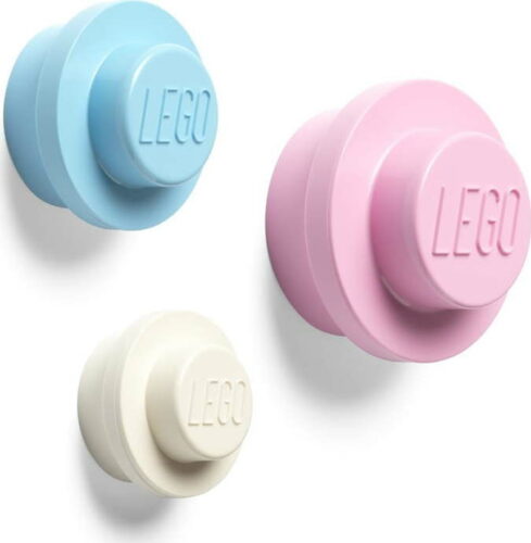 Sada 3 věšáků na zeď LEGO® Pastel LEGO