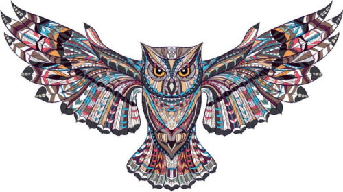 Samolepka Ambiance Owl Ambiance